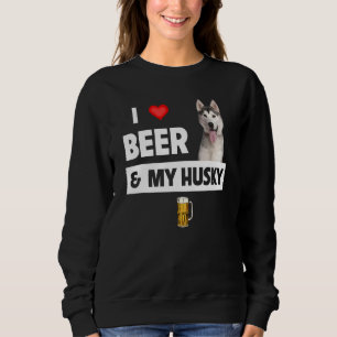 Camiseta Eu Amo Cerveja E Minha Rouco Mãe Pai Do Alasca Sib