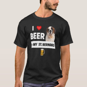 Camiseta Eu Amo Cerveja E Minha Rua Bernard Mãe Pai Resgate