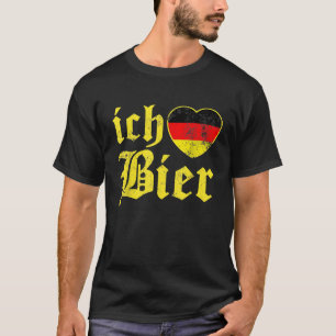 Camiseta Eu Amo Cerveja Funny German Beer Bandeira da Alema
