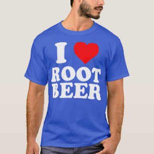 Camiseta Eu Amo Cerveja Raiz I Heart Root Beer