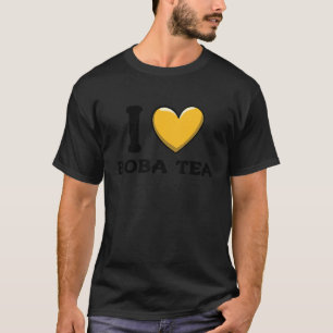 Camiseta Eu Amo Chá de Boba Amantes de Chá Bubble_2