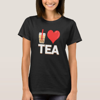Camiseta Eu Amo Chá de Bolha Chá de Bolha