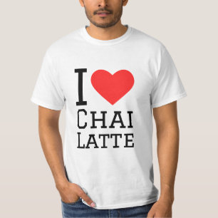 Camiseta Eu amo chai latte