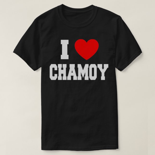 Camiseta Eu Amo Chamoy (Frente do Design)
