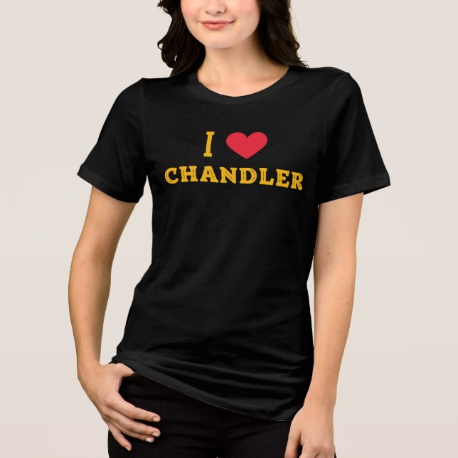 Camiseta Eu amo Chandler, Arizona (Frente)