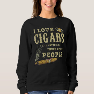 Camiseta Eu Amo Charutos E Talvez Como Três Outras Pessoas