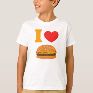 Camiseta Eu amo cheeseburgers