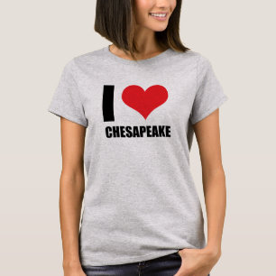 Camiseta Eu amo Chesapeake