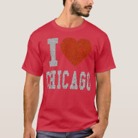 Eu amo Chicago Heart Gift ou Souvenir Illinois