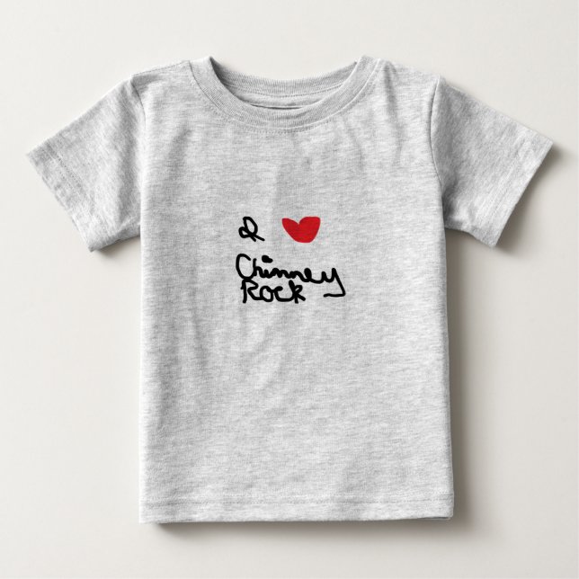 Camiseta Eu amo Chimney Rock (Frente)
