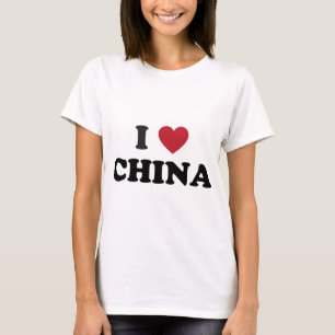 Camiseta Eu amo China