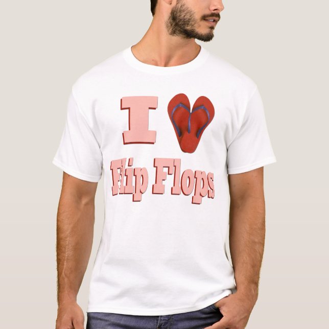 Camiseta Eu amo Chinelos (Frente)