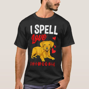 Camiseta Eu Amo Chiweenie Cute Wiener Dog Dachshund L