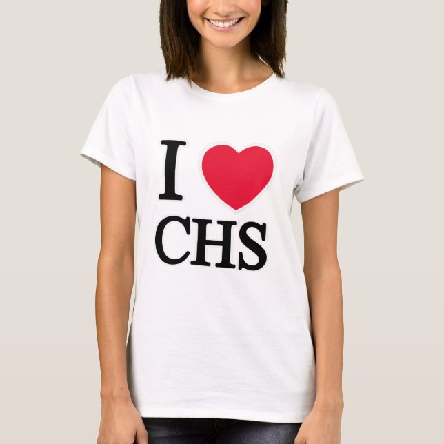 Camiseta Eu amo CHS (Frente)