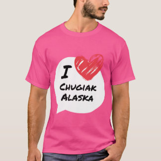 Camiseta Eu amo Chugiak Alasca