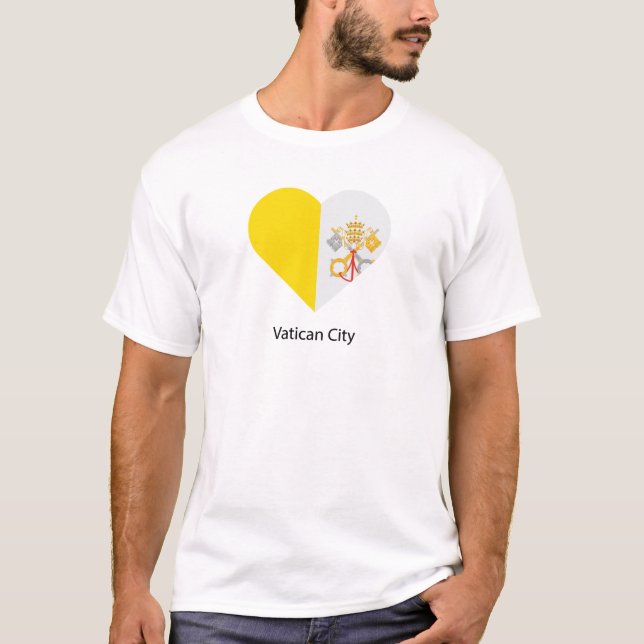 Camiseta Eu Amo Cidade Vaticano (Frente)