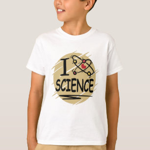Camiseta Eu amo ciência