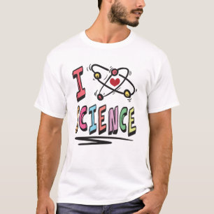 Camiseta Eu amo Ciência