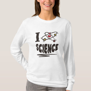 Camiseta Eu amo ciência