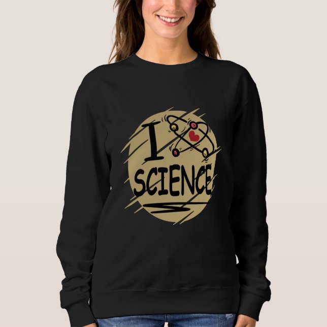 Camiseta Eu amo Ciência (Frente)