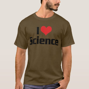 Camiseta Eu Amo Ciência do Coração