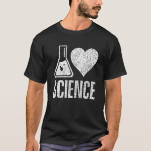 Camiseta Eu Amo Ciências Professoras de Ciências