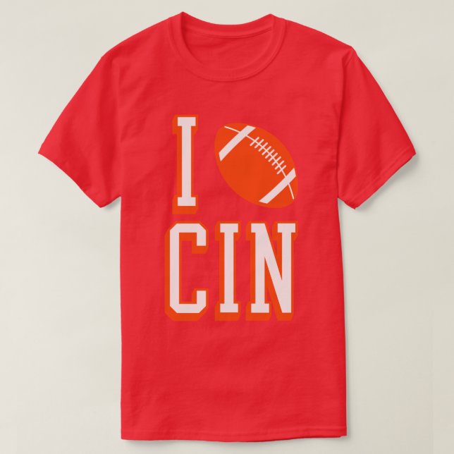Camiseta Eu amo CIN Black (Frente do Design)