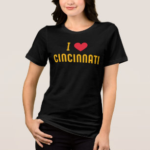 Camiseta eu amo Cincinnati, Ohio