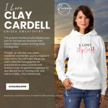 Eu Amo Clay Cardell Sweatshirt Básico Unisex