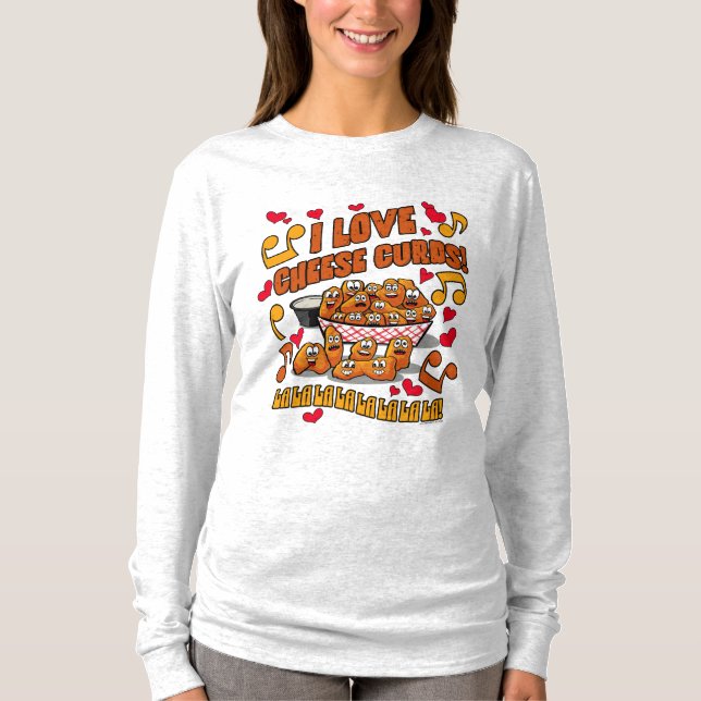 Camiseta Eu Amo Coalhada de Queijo! (Frente)