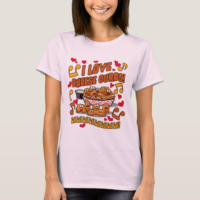 Camiseta Eu Amo Coalhos de Queijo! (Frente)