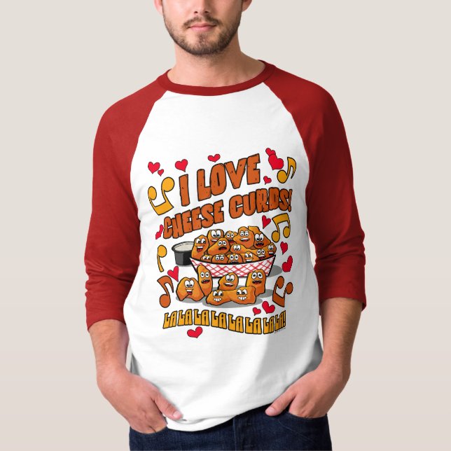 Camiseta Eu Amo Coalhos de Queijo! (Frente)