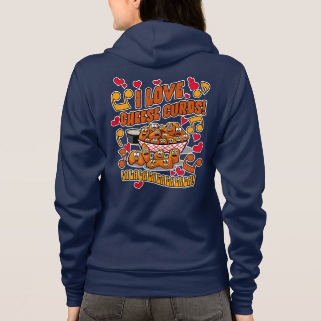 Camiseta Eu Amo Coalhos de Queijo! (Verso)