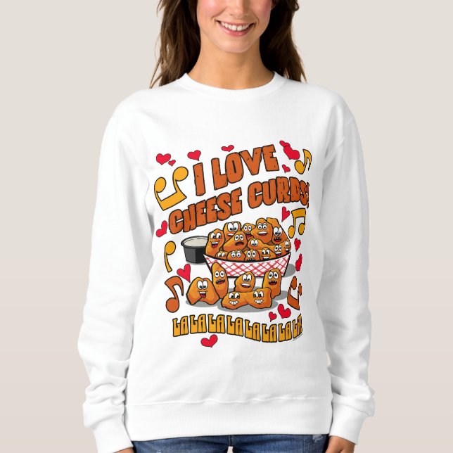 Camiseta Eu Amo Coalhos de Queijo! (Frente)