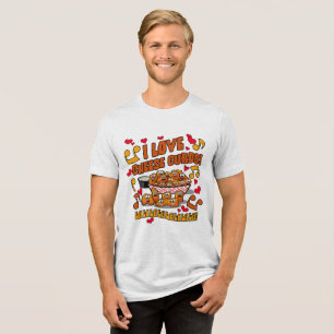 Camiseta Eu Amo Coalhos de Queijo!