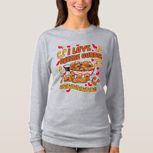 Camiseta Eu Amo Coalhos de Queijo!