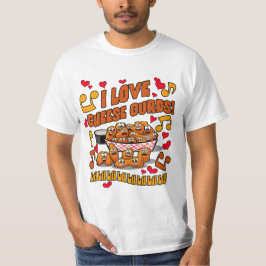 Camiseta Eu Amo Coalhos de Queijo!
