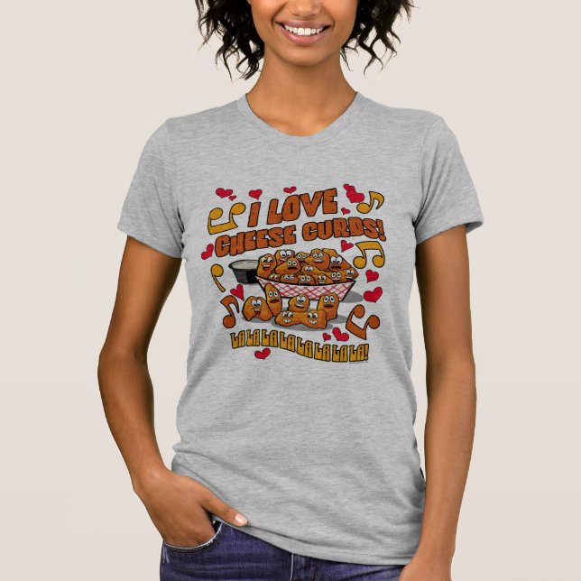 Camiseta Eu Amo Coalhos de Queijo! (Frente)