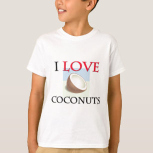 Camiseta Eu amo cocos