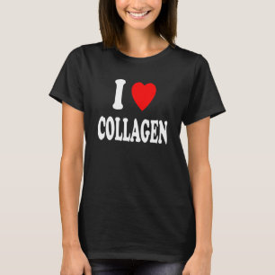 Camiseta Eu Amo Colágeno Suplemento de Beleza Treino Gy