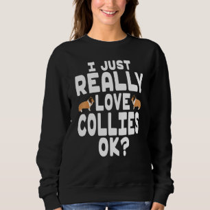 Camiseta Eu Amo Collies Ok - Pet Collie Bonita