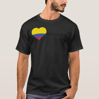 Camiseta Eu Amo Colômbia vintage