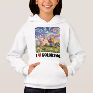 Camiseta Eu amo colorir