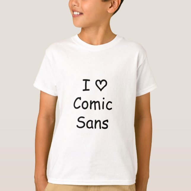 Camiseta Eu amo cómico sem! (Frente)