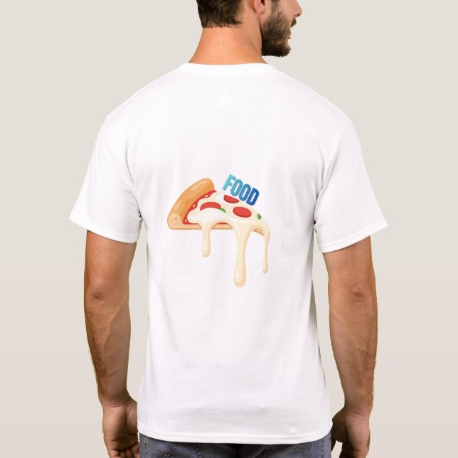 CAMISETA EU AMO COMIDA! (Verso)