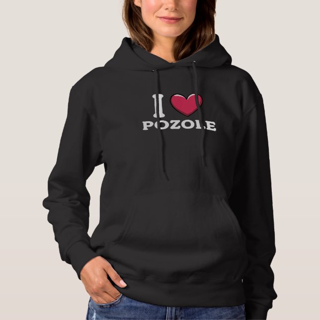 Camiseta Eu Amo Comida Mexicana Pozole  8 (Frente)