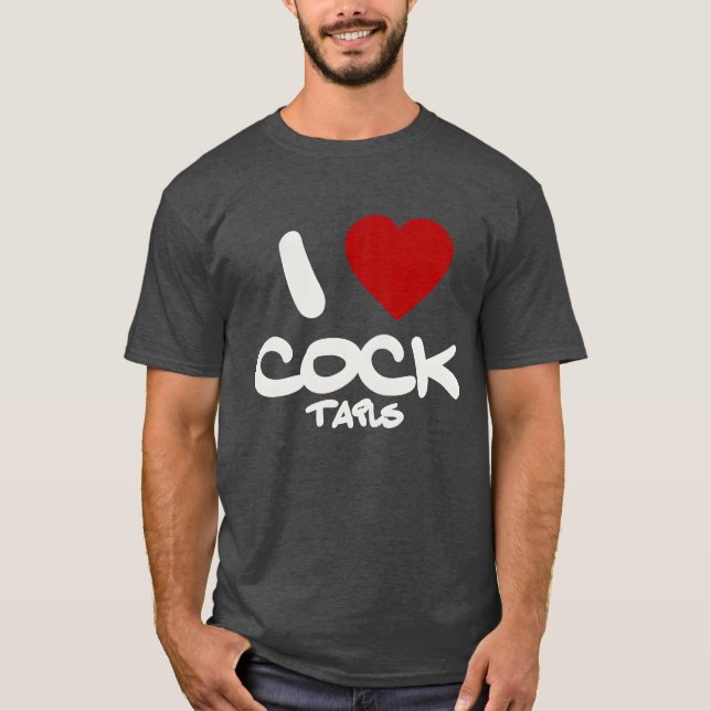 Camiseta EU AMO COQUETÉIS família (Frente)