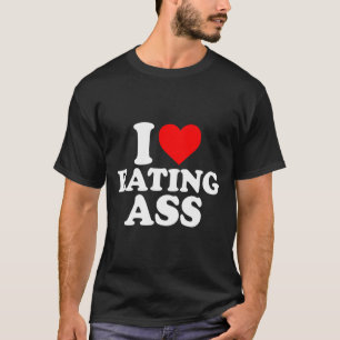 Camiseta Eu Amo Coração Comendo Fofo Divertido Simples