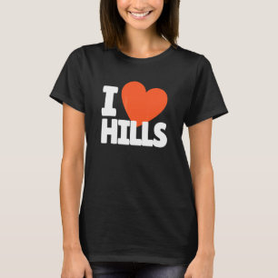 Camiseta Eu Amo Coração das Colinas Hills