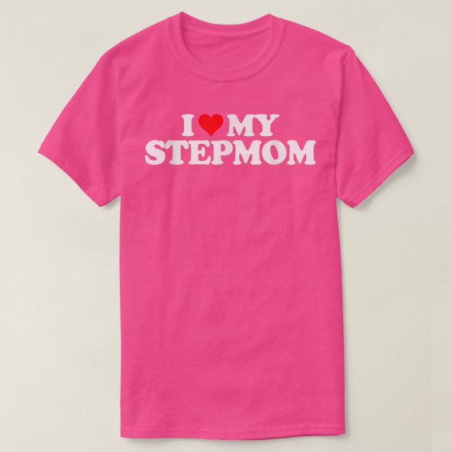 Camiseta Eu Amo Coração Meu PassoMãePasso Mãe (Frente do Design)